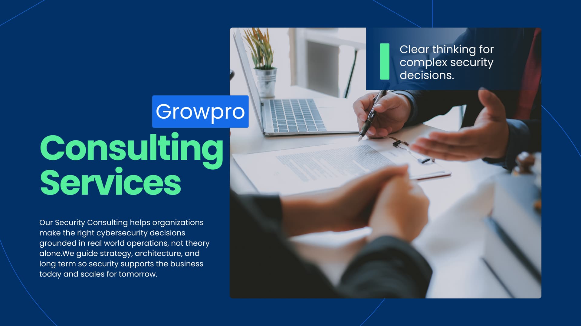Consulting Services hero